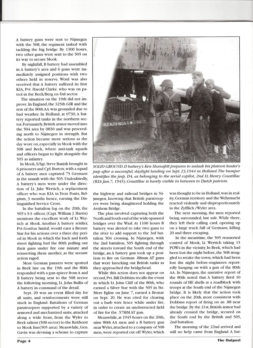 Outpost article